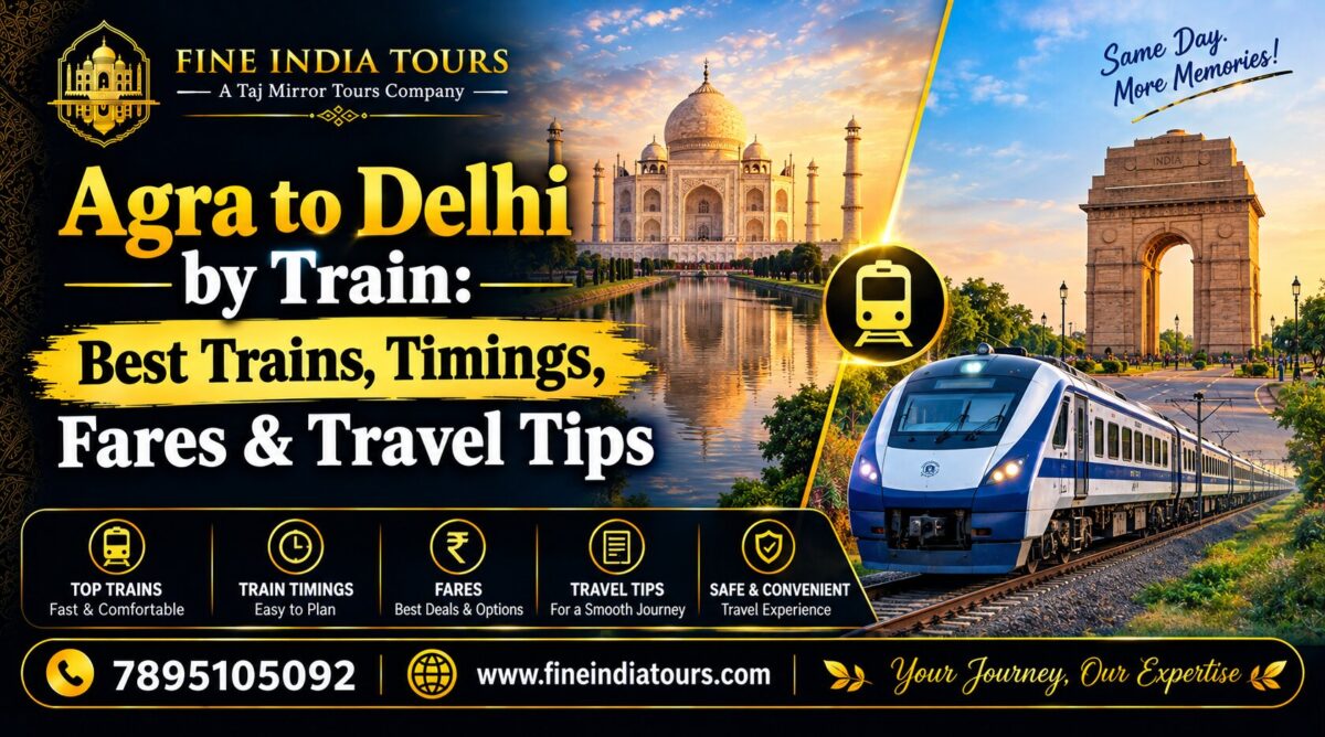 Agra to Delhi by Train